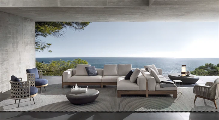 Upholstered Outdoor Sofa